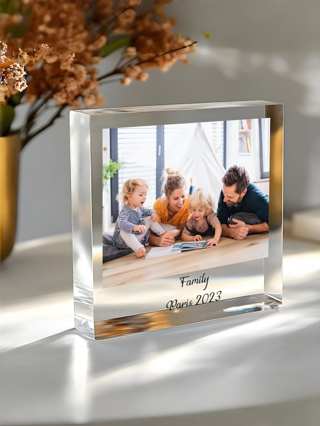 Custom Acrylic Photo Block Gift